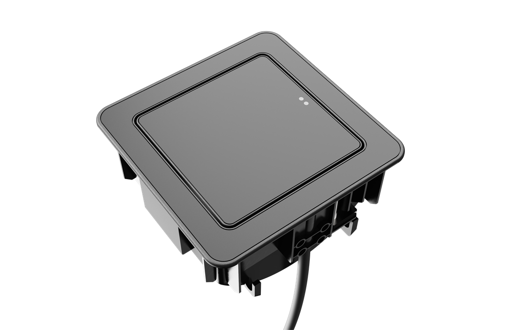 Модул FlipAround с 3х Шуко и USB тип C+C, цвят Черен, Digitel