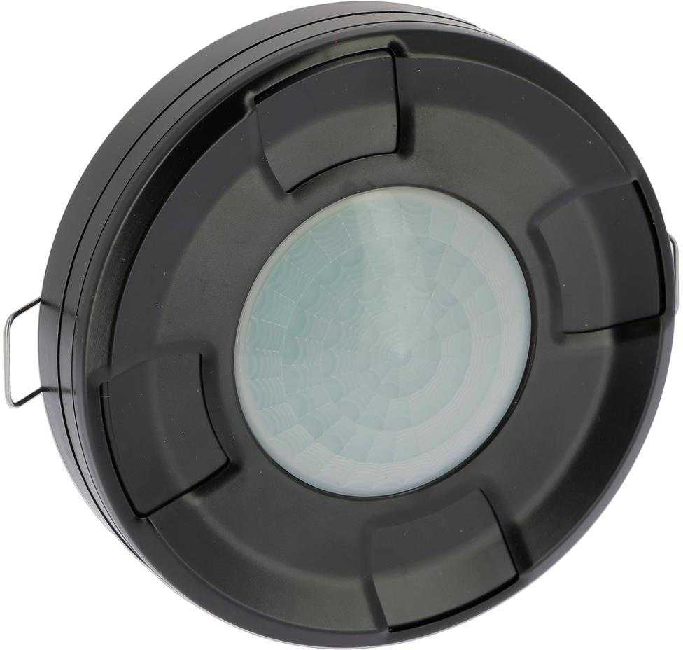 Датчик за присъствие PIR, за вграждане в таван, 360°, обхват D10.4m @ h=10m, IP41, ЧЕРЕН GREEN-I-HRB Legrand