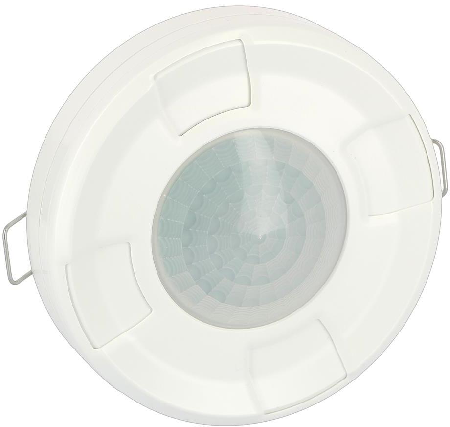 Датчик за присъствие PIR, за вграждане в таван, 360°, обхват D10.4m @ h=10m, IP41, БЯЛ GREEN-I-HRW Legrand