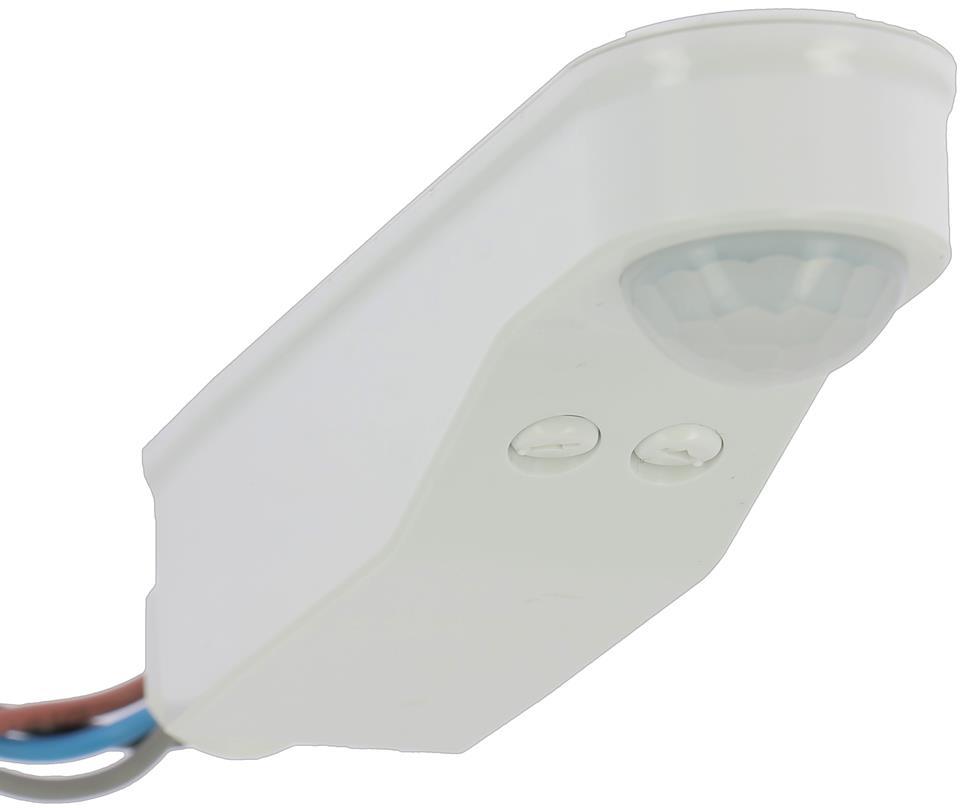 Датчик за присъствие PIR, за монтаж към осветител, 360°, обхват D5.5m @ h=2,5m, IP65, БЯЛ GREEN-I-BOW Legrand