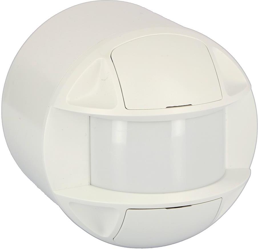 Датчик за присъствие PIR, за открит монтаж на таван, 360°, обхват 18 x 5m @ h=2,5m, IP40, БЯЛ GREEN-I-CSW Legrand