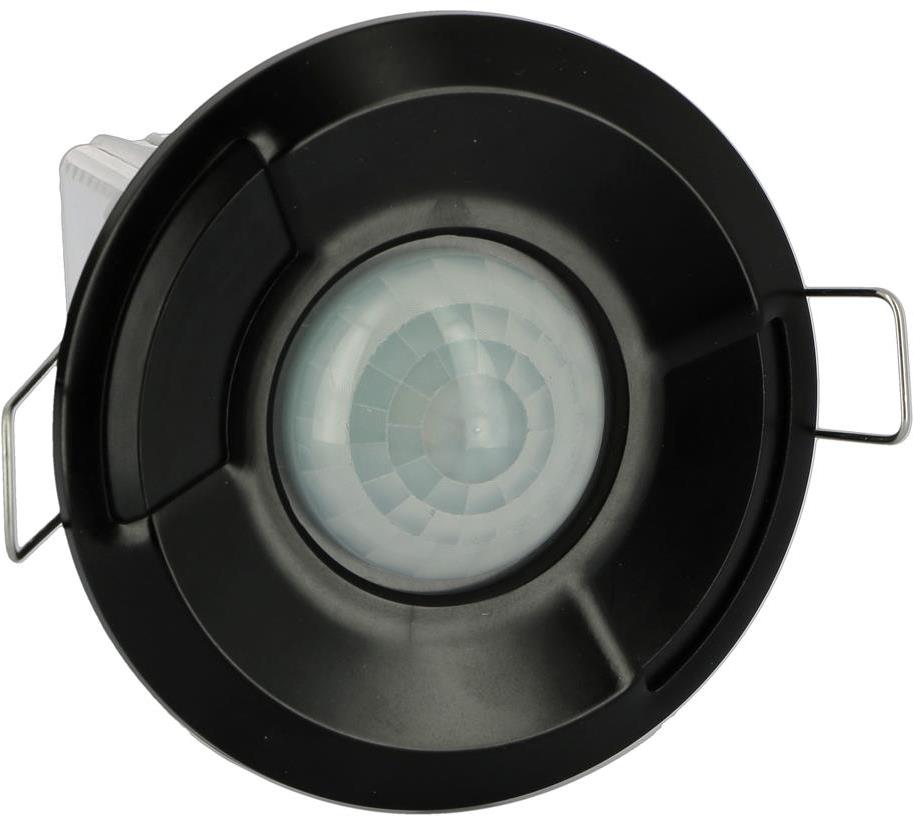 Датчик за присъствие PIR, за вграждане в таван, 360°, обхват D5.5m @ h=2,5m, IP41, ЧЕРЕН GREEN-I-SRB Legrand