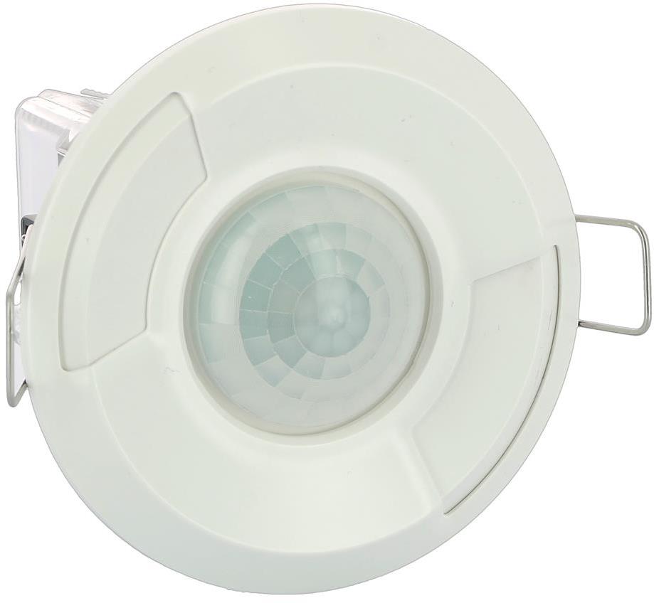 Датчик за присъствие PIR, за вграждане в таван, 360°, обхват D5.5m @ h=2,5m, IP41, БЯЛ GREEN-I-SRW Legrand