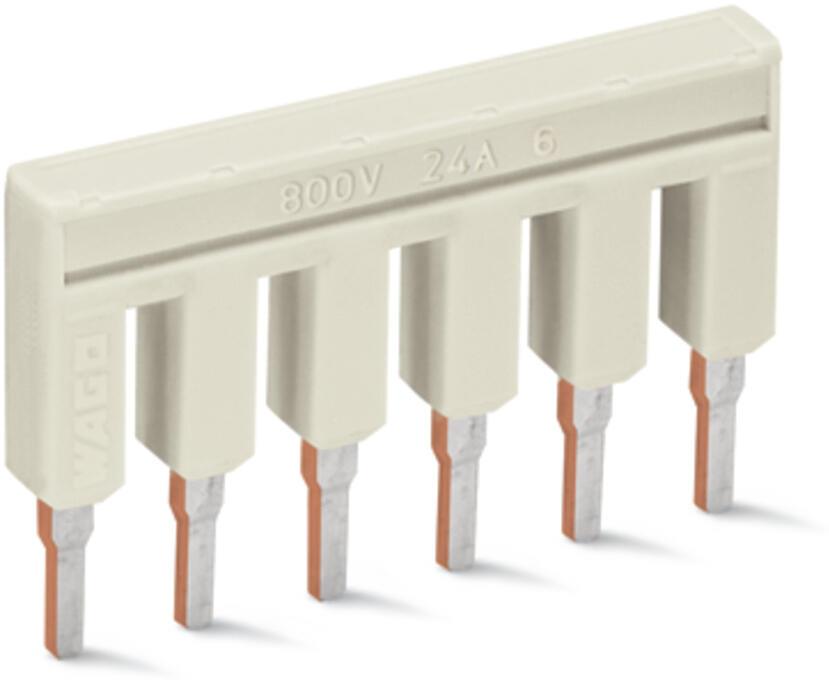 Гребен 6 пина за редова клема 2.5мм2 за серия TOPJOB® S Wago