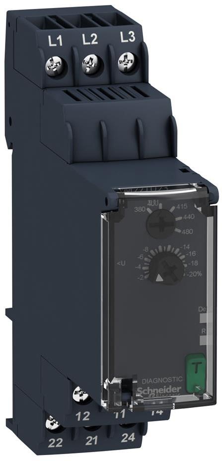 Реле за контрол на фази 3P 380...480Vac 2CO TU23 SE