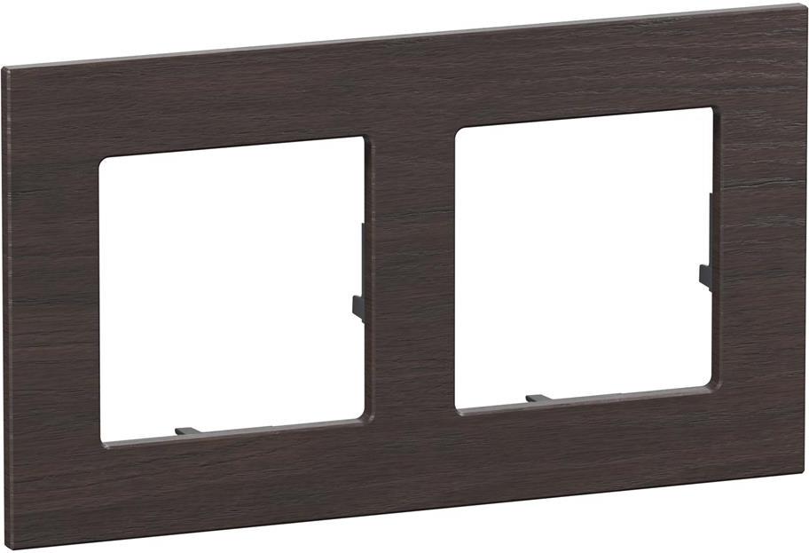 Рамка 2х цвят Тъмен дъб Valena Life Legrand