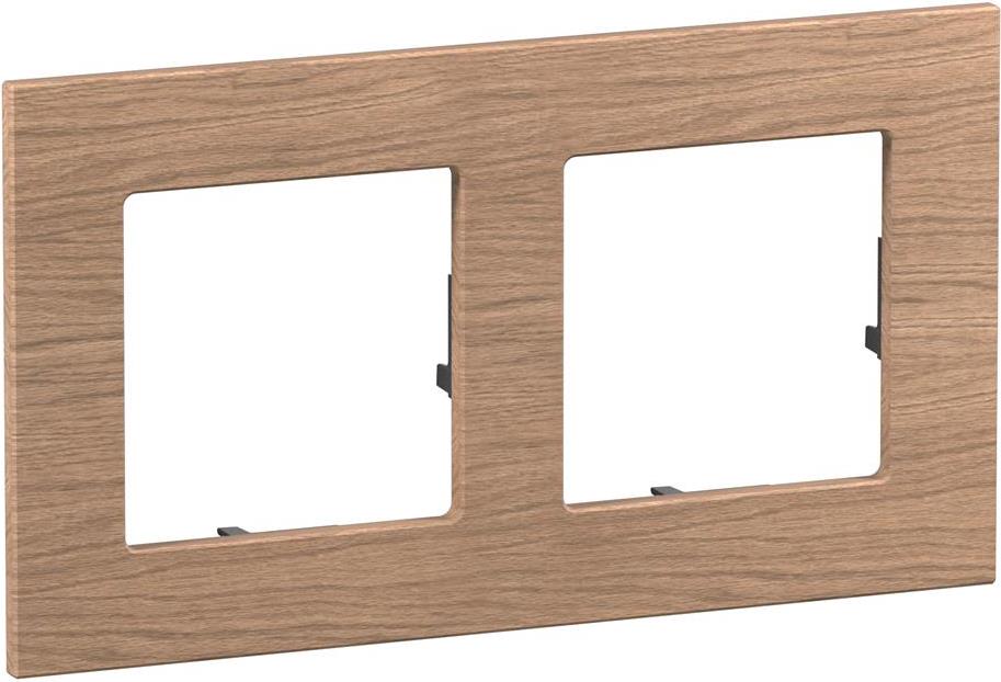 Рамка 2х цвят Светъл дъб Valena Life Legrand