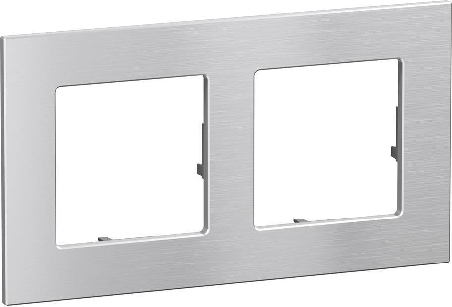 Рамка 2х цвят Метал Алуминий Valena Life Legrand