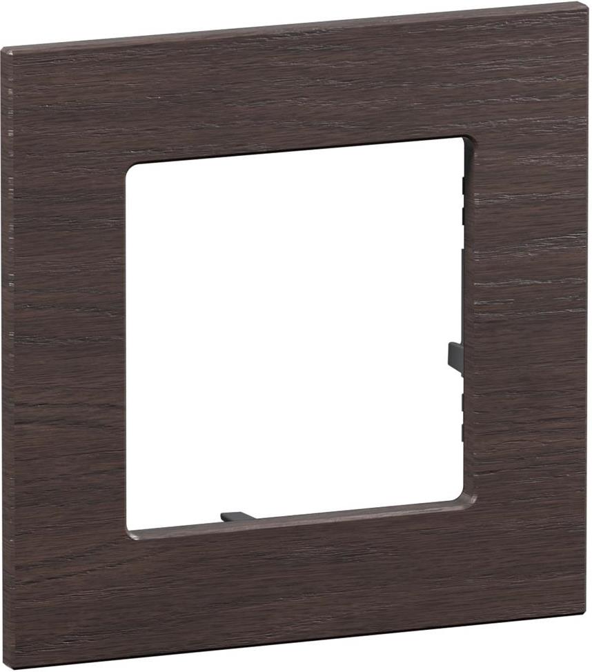 Рамка 1х цвят Тъмен дъб Valena Life Legrand