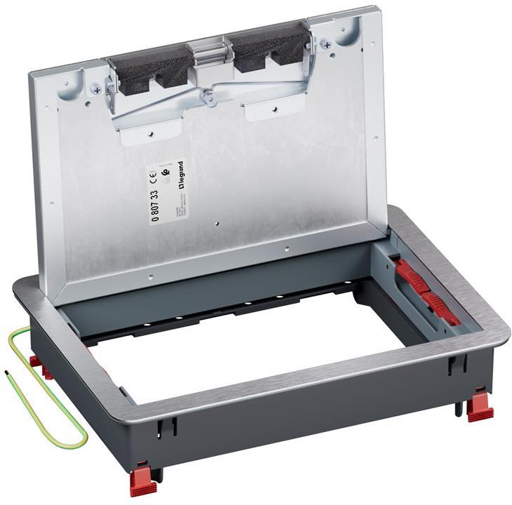 Подова кутия метална в бетон 8/12 мод. празна ревизионна Legrand