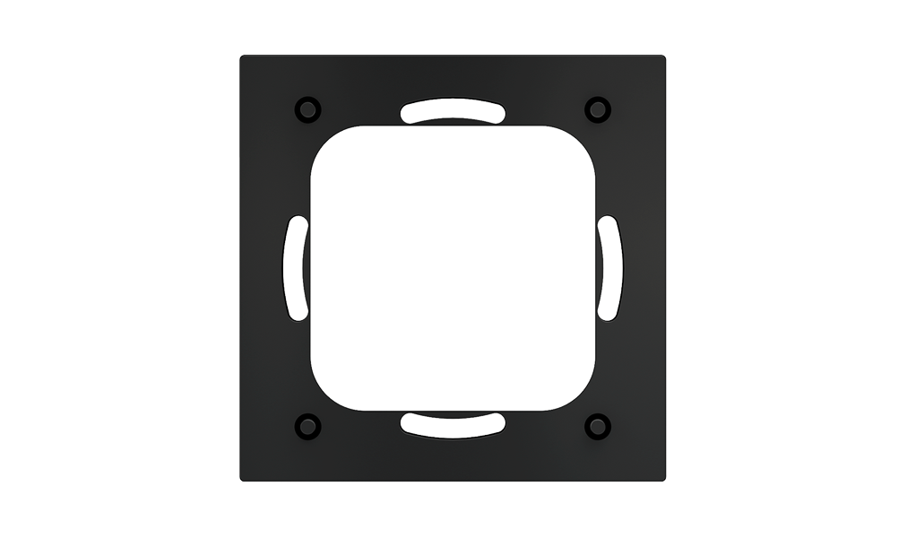 Адаптерна рамка 1x към кръгли конзоли Proxima EKINEX