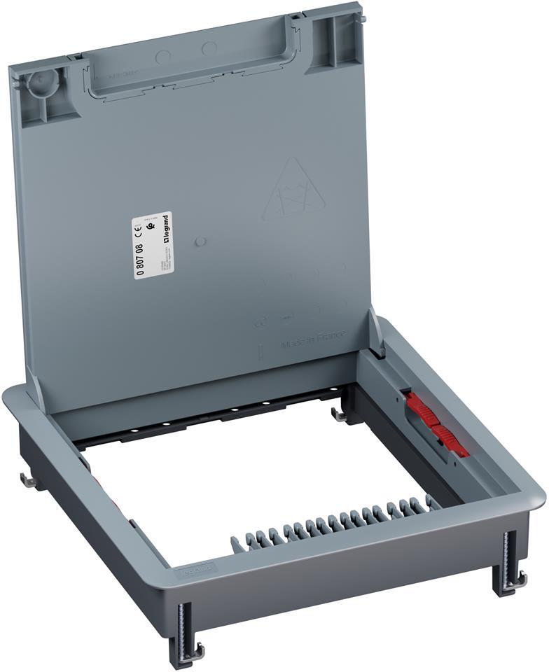 Подова кутия пластмасова в двоен под 16/24 мод. празна ревизионна Legrand