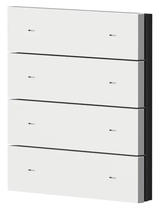 Лицев панел за 4 бутона iONprime PB 4R MWH Бял Theben