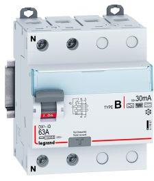 ДТЗ 2P 63A 30mА серия DX3 ID тип B Legrand
