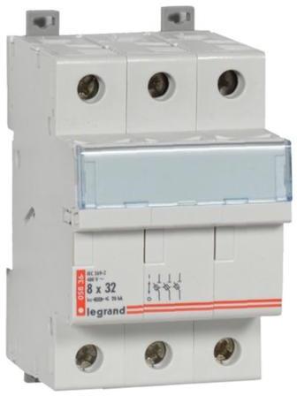 Разединител стопяем предпазител 3P 8X32 mm 3мод. Legrand