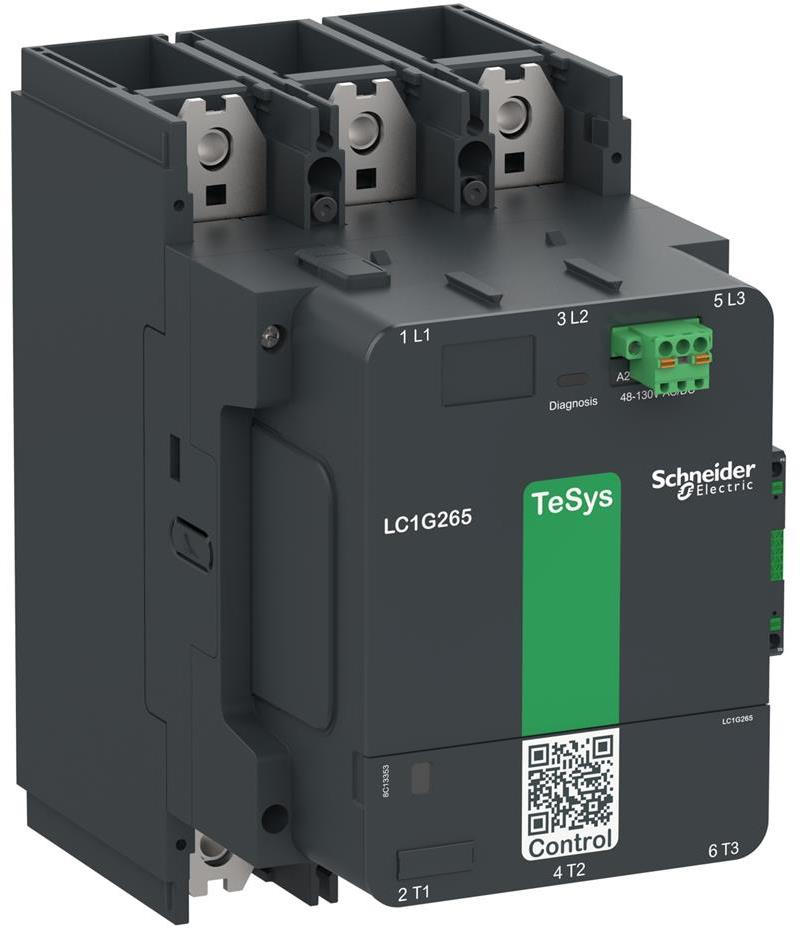Контактор TeSys G 3P 250kW (500A AC-3) 1NO-1NC 48...130V 50/60Hz SE