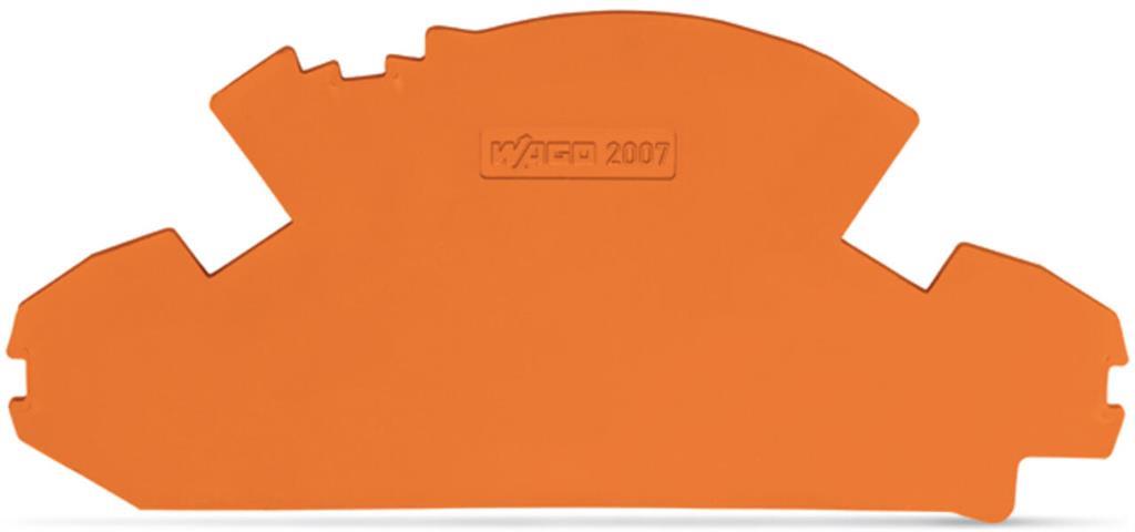 Крайна капачка 6мм2 оранжева за редова клема 2007 TOPJOB® S Wago