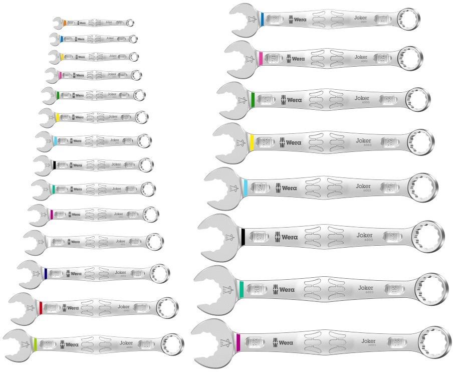 Комплект гаечни ключове, 22х (5.5…32), 6003 Joker 22 Set 1 Wera