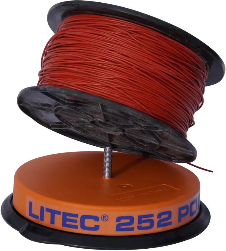 Компактен инструмент за развиване и навиване на кабели на макара с тегло до 190кг. Litec