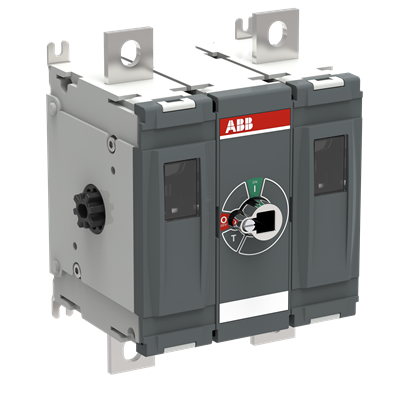 Разединител OTDC500FV11 500A 2P 1500V= с видимо разделяне на веригата, без ръкохватка ABB