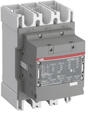 Контактор AF265-30-11 3P 132kW (265A AC-3) 24...60V 50/60Hz ABB