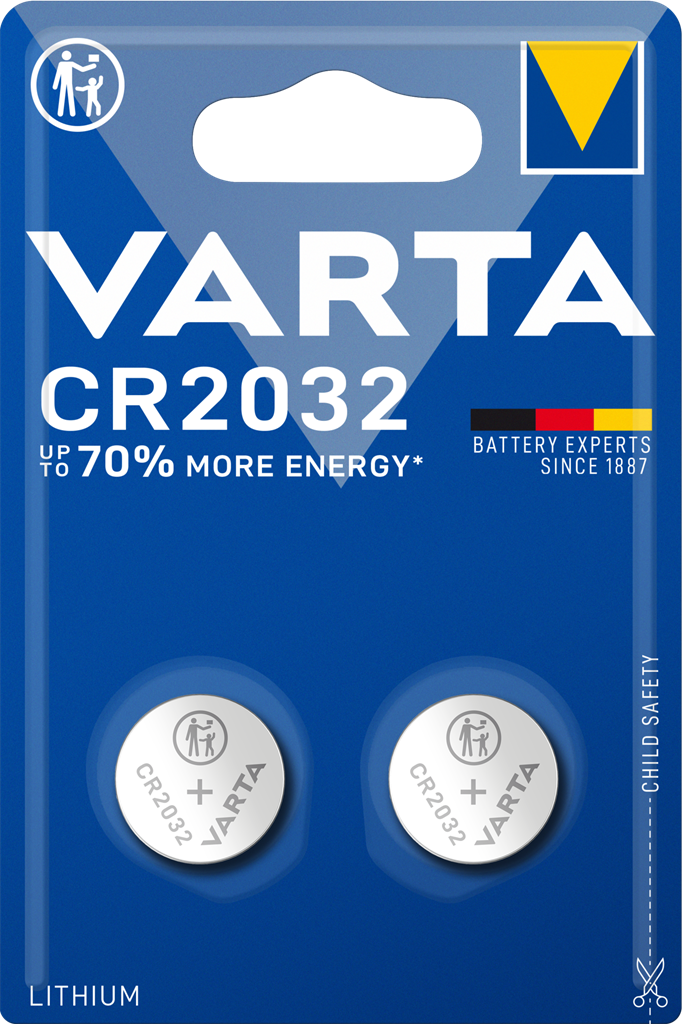Батерия CR2032 3V Lithium (2 бр. блист.) Varta