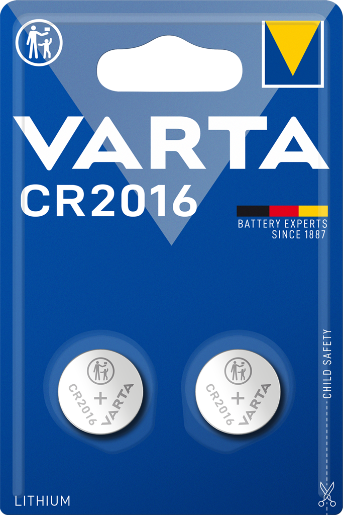 Батерия CR2016 3V Lithium (2 бр. блист.) Varta
