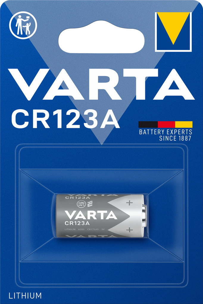 Батерия CR123A 3V (1 бр. блист.) Varta