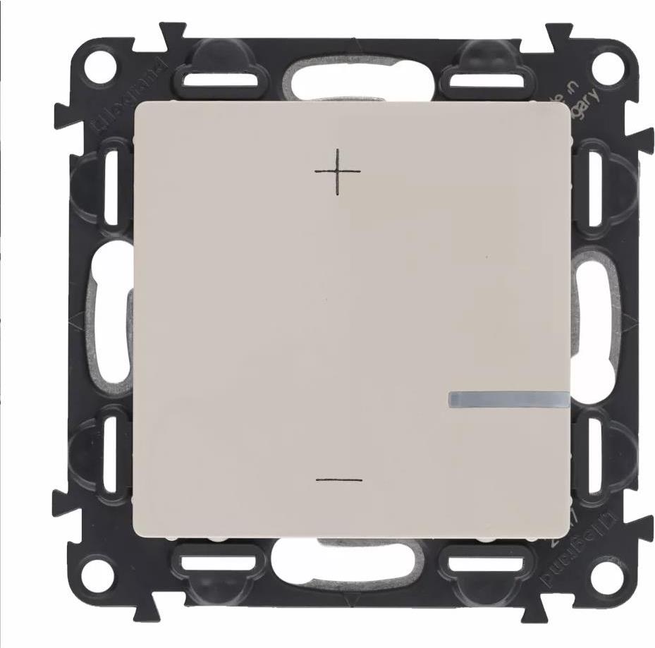 Димер бутонен R=3-400W L=3-400VA LED=3-125VA цвят крем Valena Life Legrand