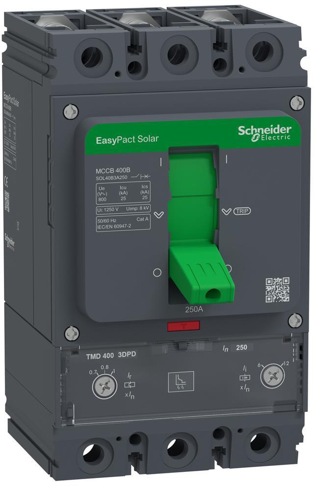 Автомат EasyPact Solar 3P 250А TM 25kA регулируем (In x 0.7...1) SE
