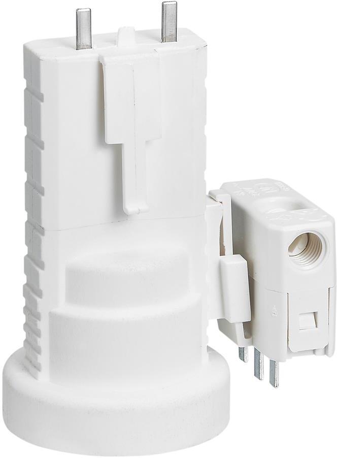 Фасунга E27, 6A, 250V, 75W DCL бяла Legrand