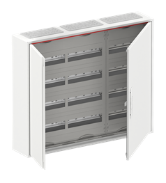 Табло за открит монтаж ComfortLine 4х36мод. CA34V с две плътни метални врати IP44 и Н и РЕ клеми ABB