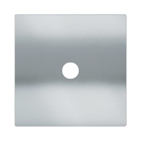 Магнитна рамка за 1 кръгъл бутон Proxima Metal Chrome EKINEX