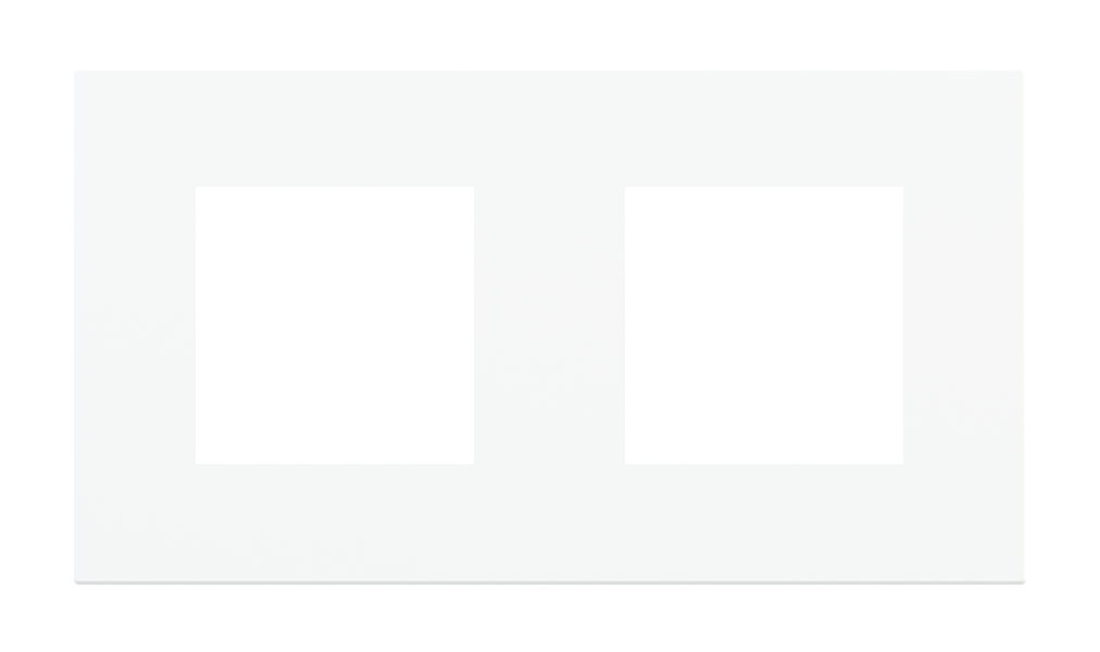 Магнитна рамка 2x 45х45мм  Proxima Metal Pure White EKINEX