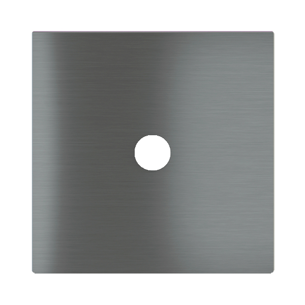 Магнитна рамка за 1 кръгъл бутон Proxima Metal Quantum Carbon EKINEX