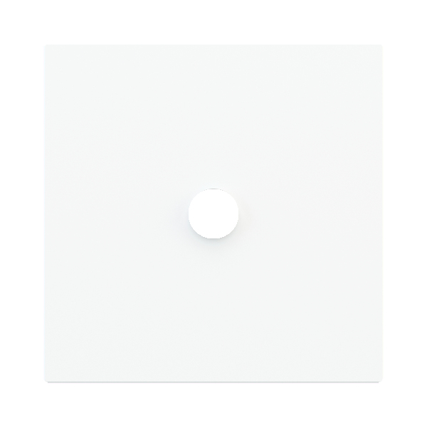 Магнитна рамка за 1 кръгъл бутон Proxima Metal Pure White EKINEX