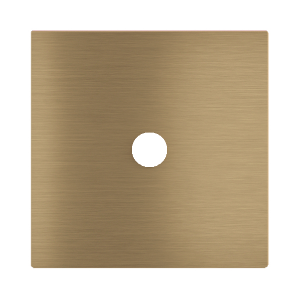 Магнитна рамка за 1 кръгъл бутон Proxima Metal Antique Brass EKINEX