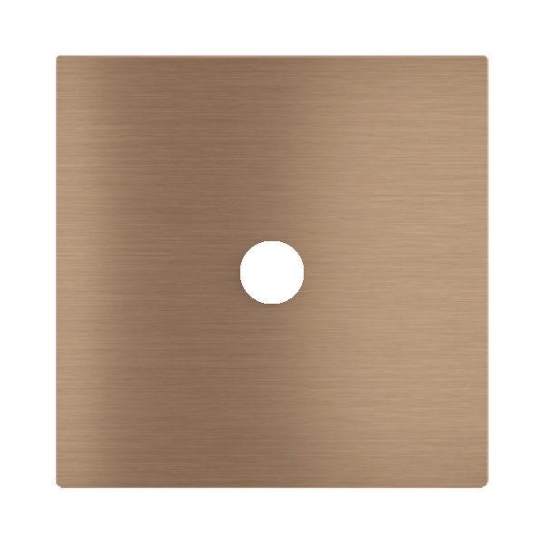 Магнитна рамка за 1 кръгъл бутон Proxima Metal Dark Corked EKINEX