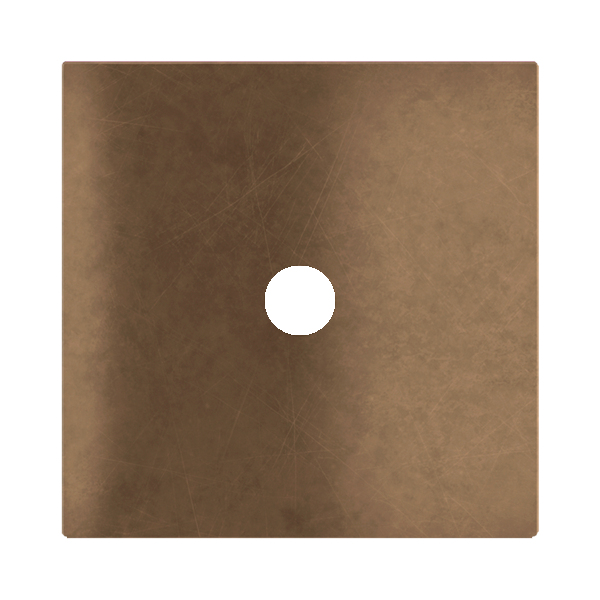 Магнитна рамка за 1 кръгъл бутон Proxima Metal Bronze Corked EKINEX