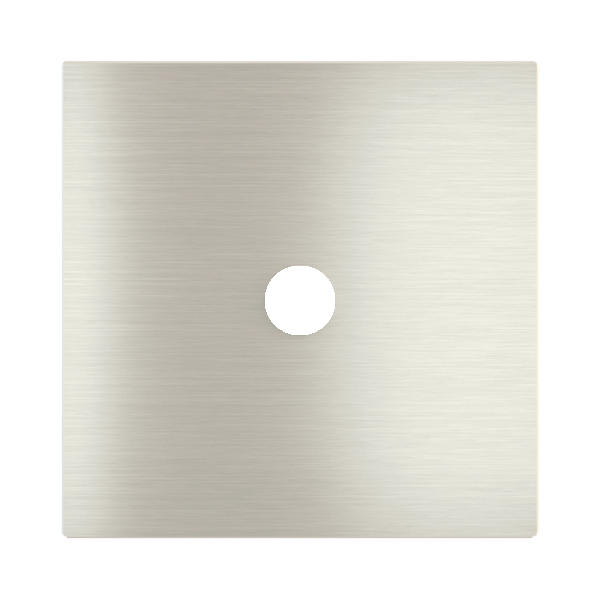 Магнитна рамка за 1 кръгъл бутон Proxima Metal Steel Brushed EKINEX