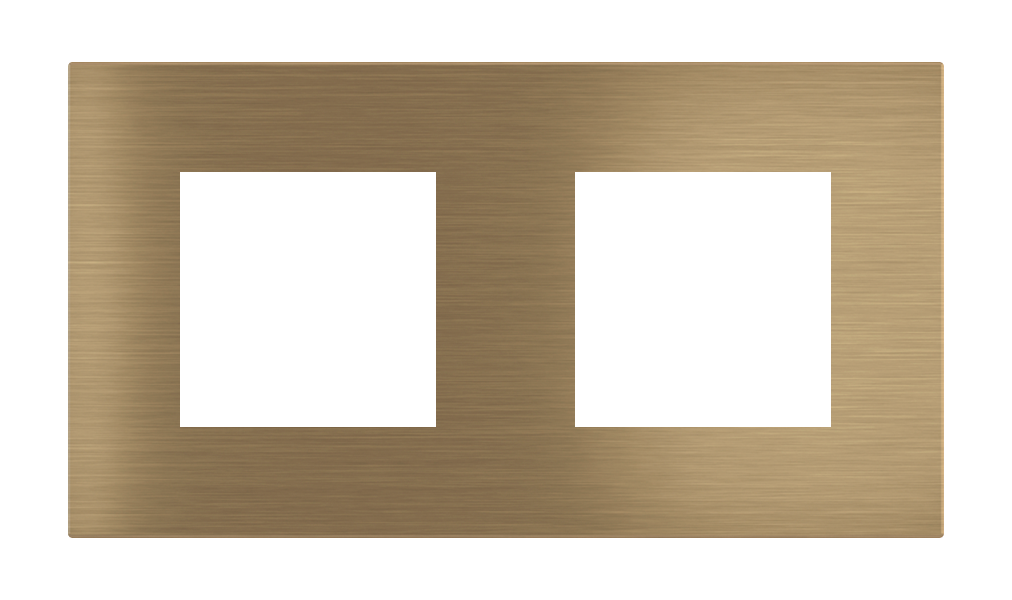 Магнитна рамка 2x 45х45мм  Proxima Metal Antique Brass EKINEX