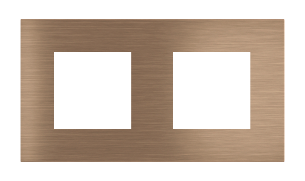 Магнитна рамка 2x 45х45мм  Proxima Metal Dark Corked EKINEX