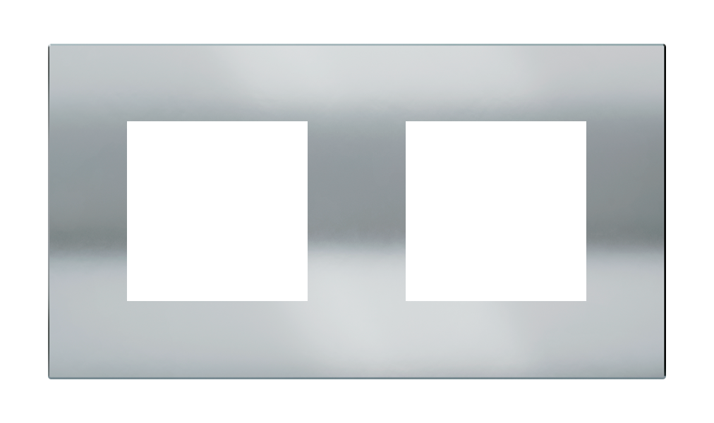 Магнитна рамка 2x 45х45мм  Proxima Metal Chrome EKINEX