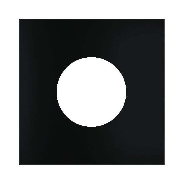 Магнитна рамка за контакт шуко Proxima Metal Insense Black EKINEX