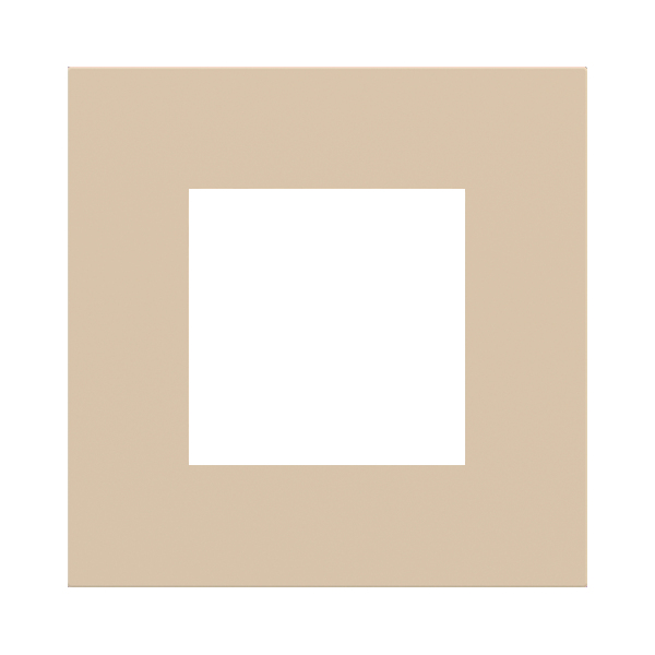 Магнитна рамка 45х45мм  Proxima Metal Beige Luxor EKINEX
