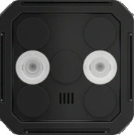 Пулт за управление с 2 бутонa и термостат, RGB LED KNX Proxima EKINEX