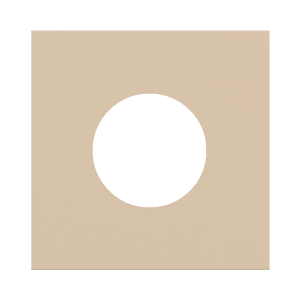 Магнитна рамка за контакт шуко Proxima Metal Beige Luxor EKINEX