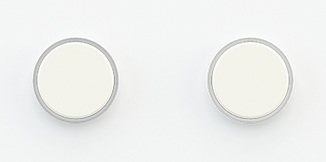 Лицеви панели за 2 бутонa Proxima Metal Warm White EKINEX