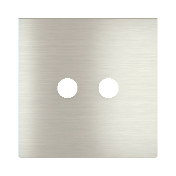 Магнитна рамка за 2 бутона Proxima Metal Steel Brushed EKINEX