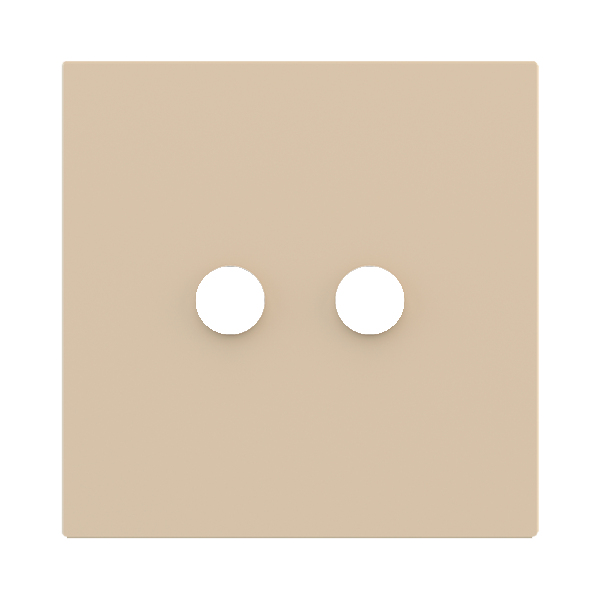 Магнитна рамка за 2 бутона Proxima Metal Beige Luxor EKINEX